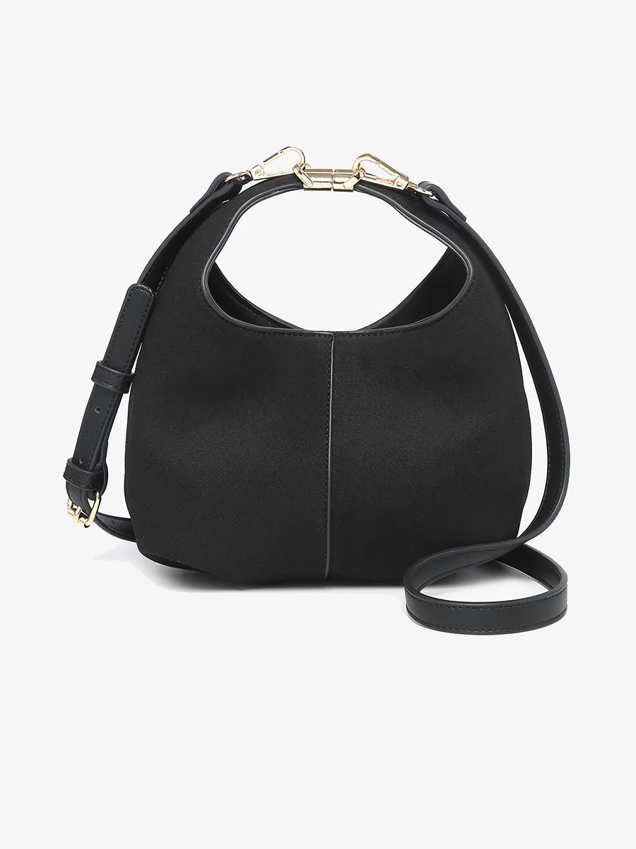 M2730 Elena Convertible Suede Crossbody Bag