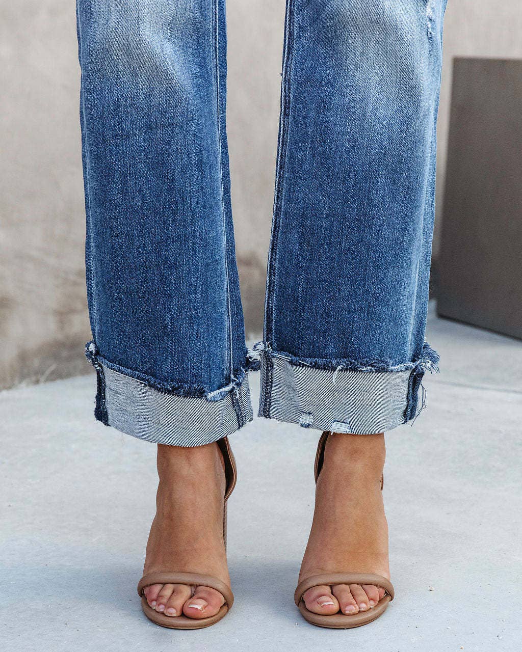 Washed Denim Pant Straight Leg Jeans DPP3019