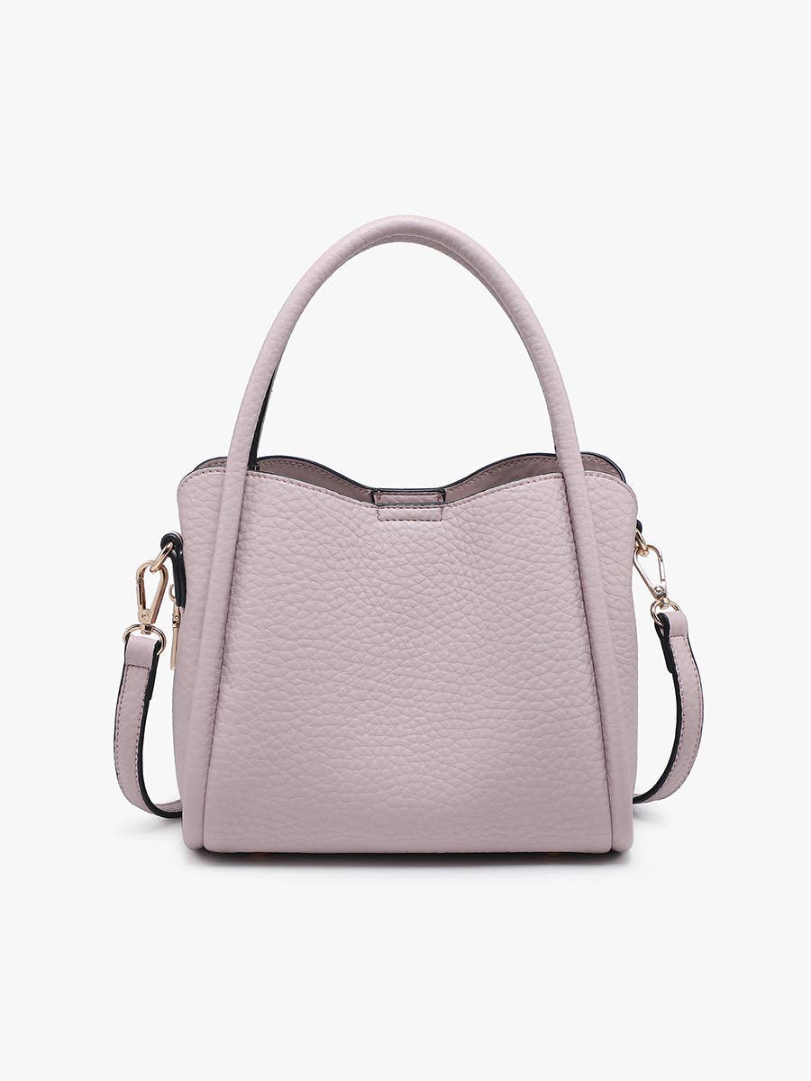 M2533 Ruby 3-Compartment Satchel w/ Dual Handles
