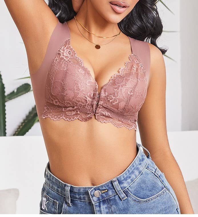 Back Push-Up Push-Up Bra With Front Buckle