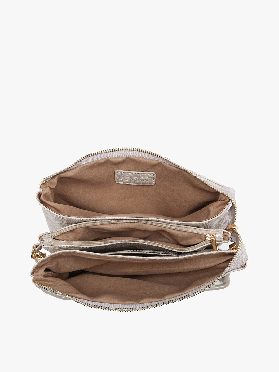 M2056LZ Izzy Lizard Crossbody Bag – Chain Strap