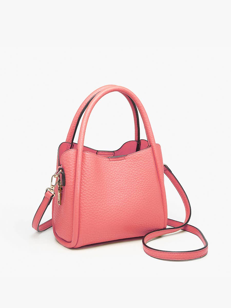 M2533 Ruby 3-Compartment Satchel w/ Dual Handles