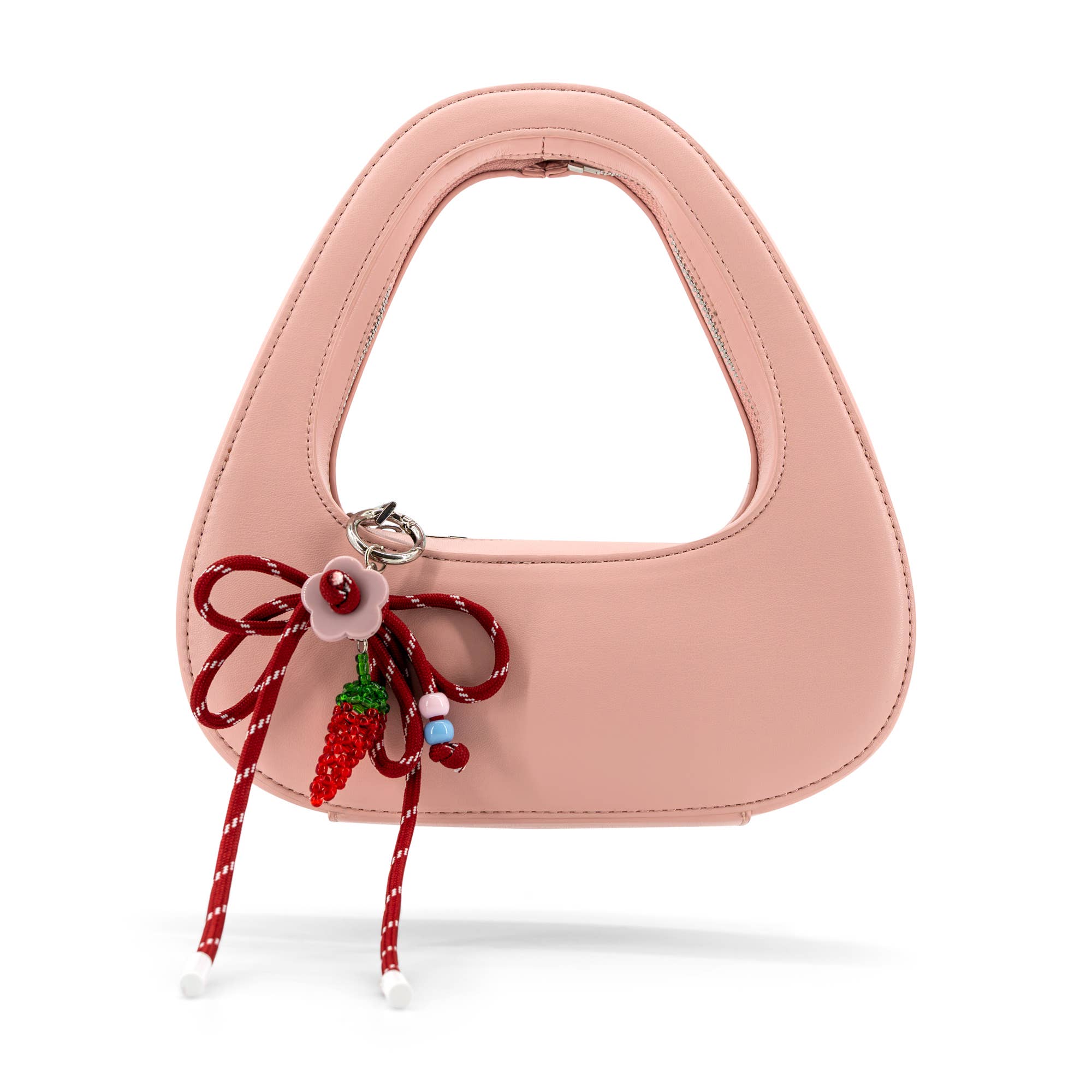 The Halo Bow Vegan Leather Charmed Clutch Bag