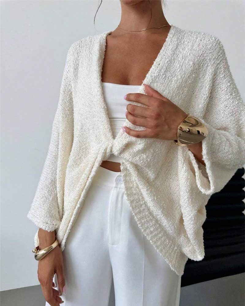 Cozy Crossover V-Neck Cardigan Sweater