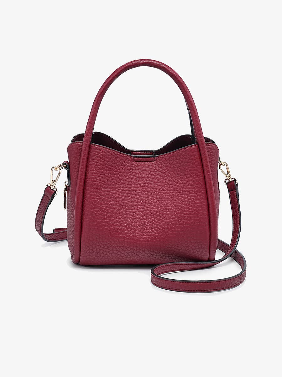 M2533 Ruby 3-Compartment Satchel w/ Dual Handles