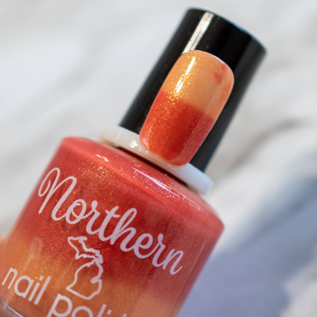 Sunrise Coast ~ Nail Polish Mood Color-Changing Thermal