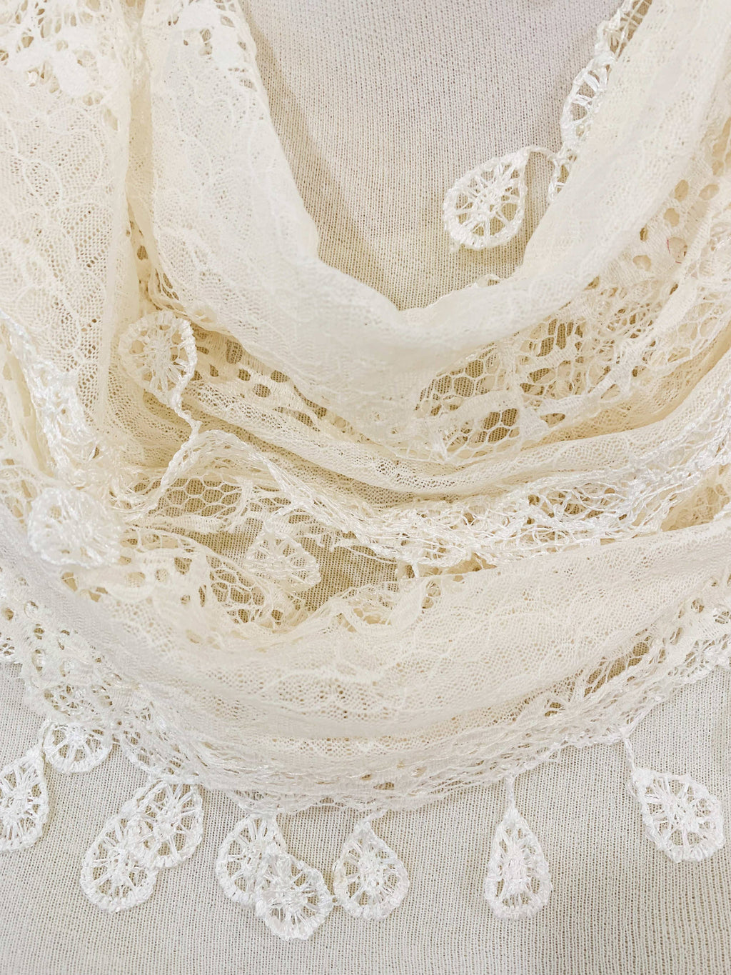 JC014906 Gorgeous Elegant lace Infinity Scarf