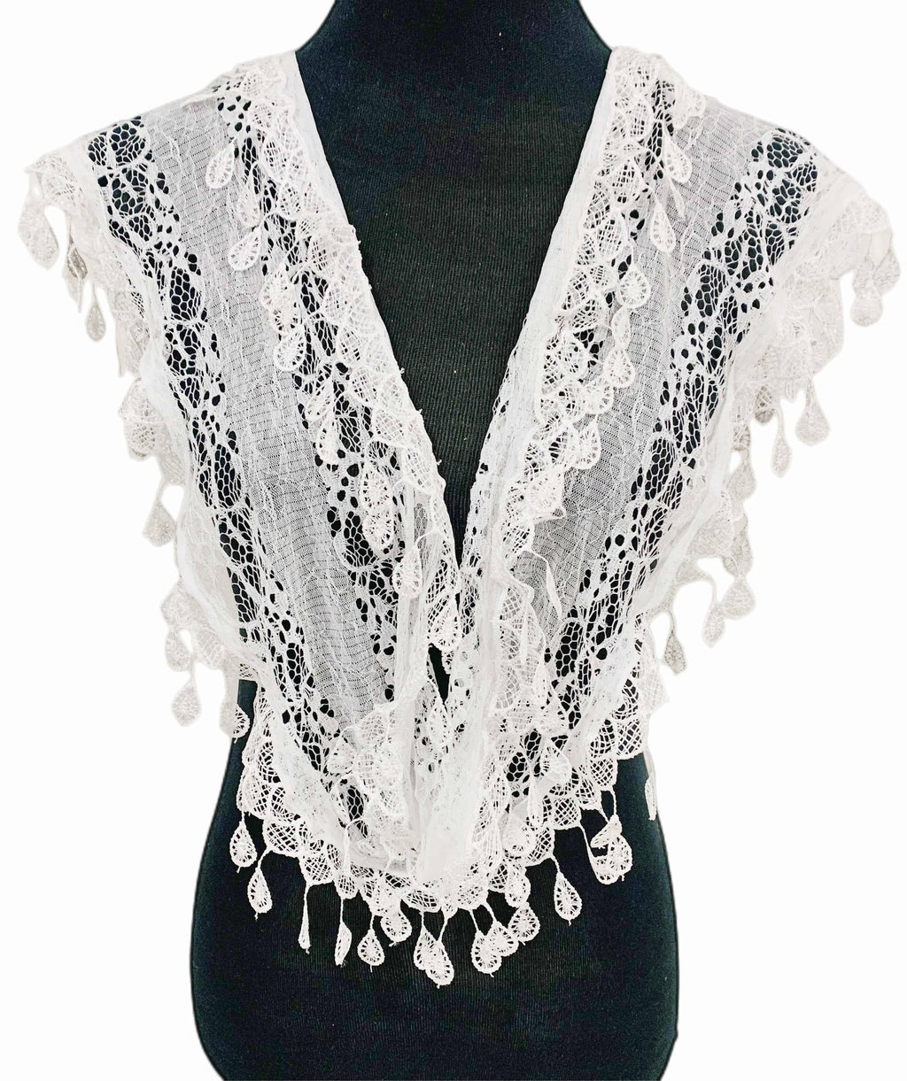 JC014906 Gorgeous Elegant lace Infinity Scarf