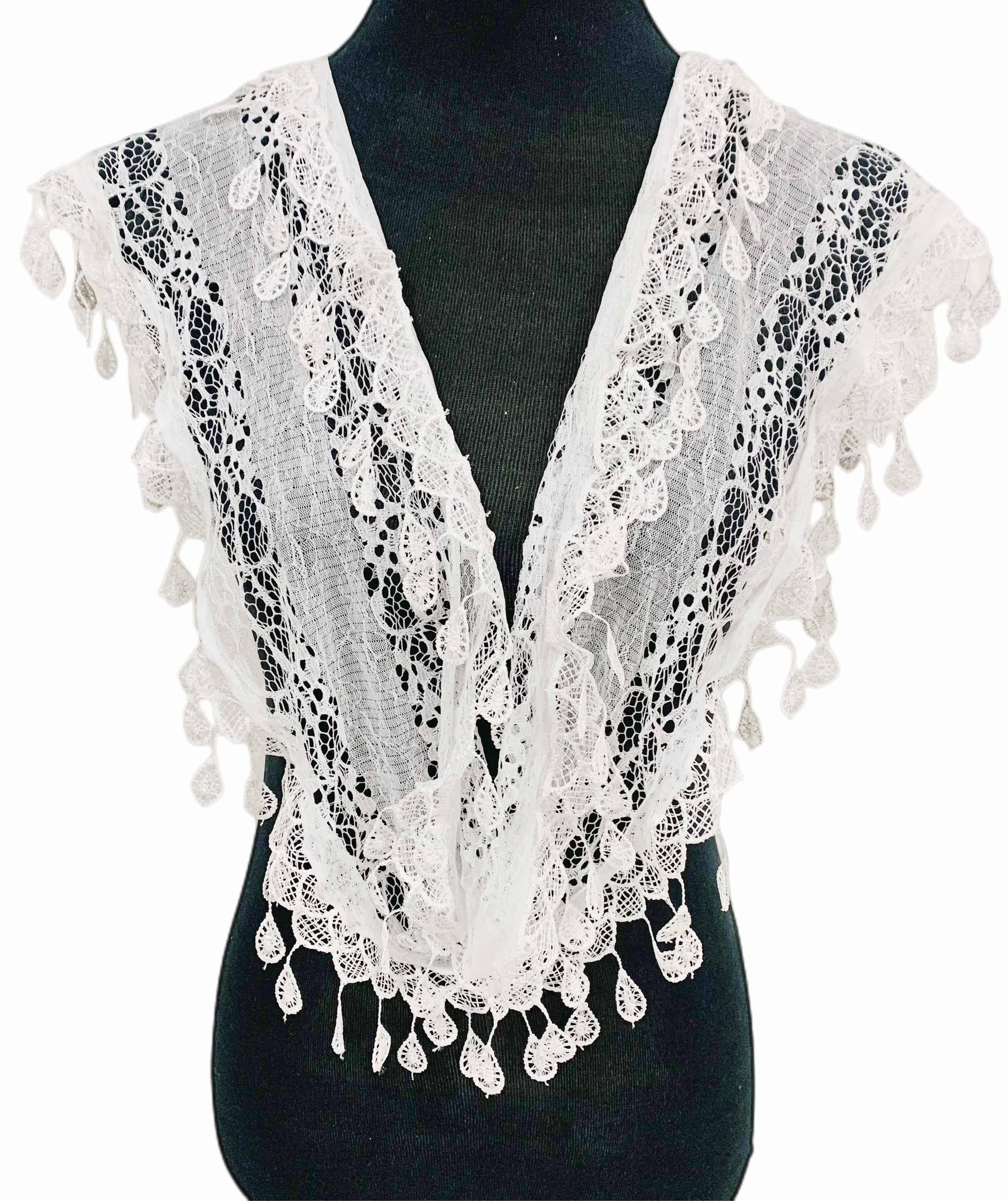 JC014906 Gorgeous Elegant lace Infinity Scarf