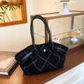 Elegant Quilted Large Capacity Tote Bag 8PU6BBG17