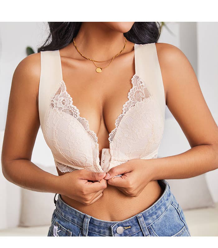 Back Push-Up Push-Up Bra With Front Buckle
