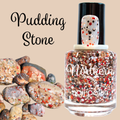 Pudding Stone ~ Nail Polish Vegan Michigan Rocks Glitter Non