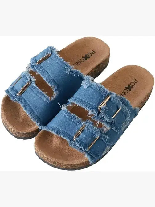 Roxoni Denim Sandals