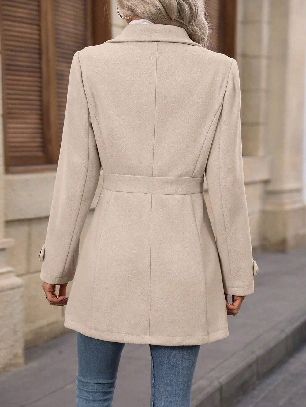 Lapel Suit Neckline Slim Fit Thin Coat Jacket