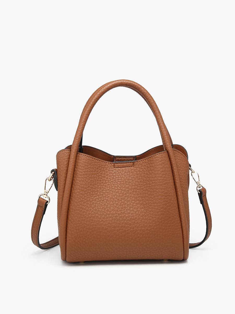 M2533 Ruby 3-Compartment Satchel w/ Dual Handles