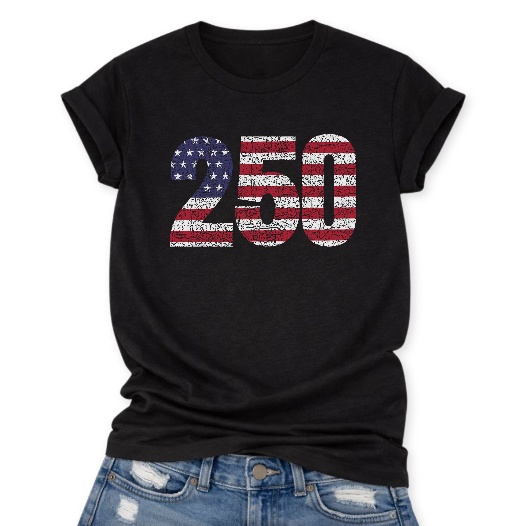 250 American Flag 4th of July Graphic Tee | Summer 2026