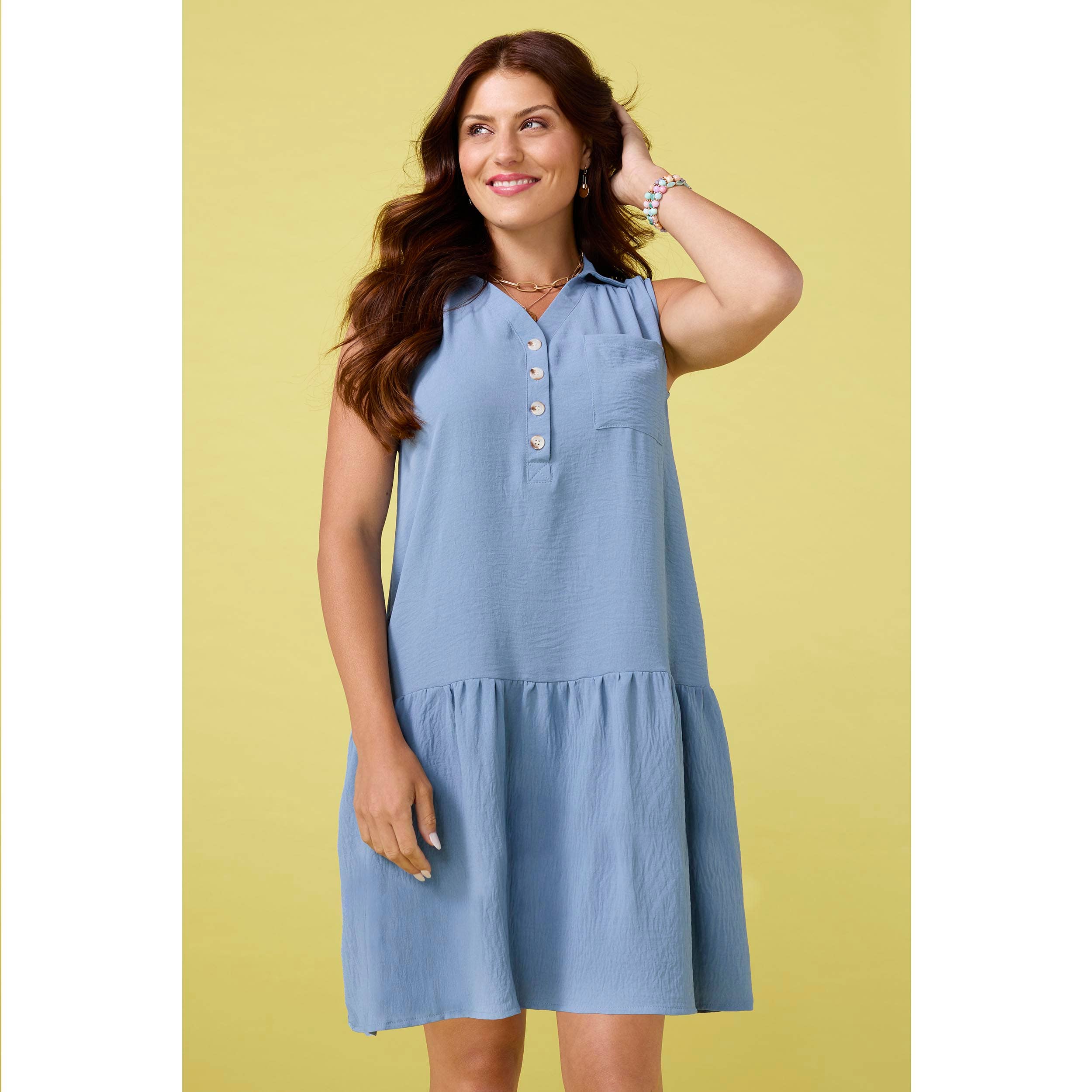Rowan Sleeveless Collar Dress
