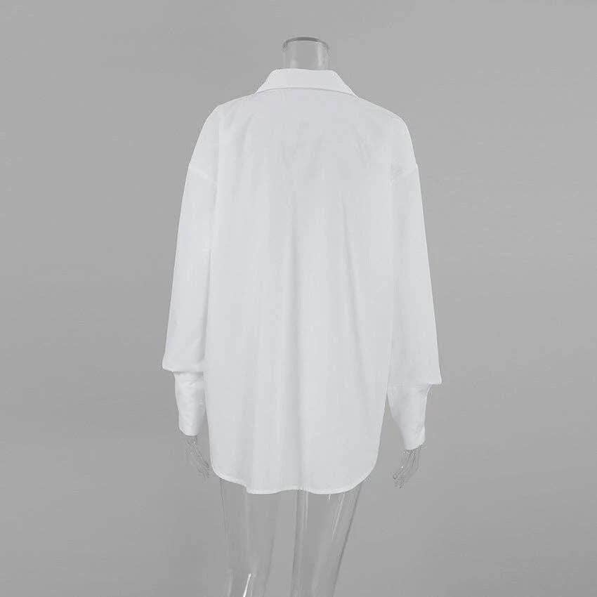 Loose Casual Lapel Elegant Shirt DPS1906