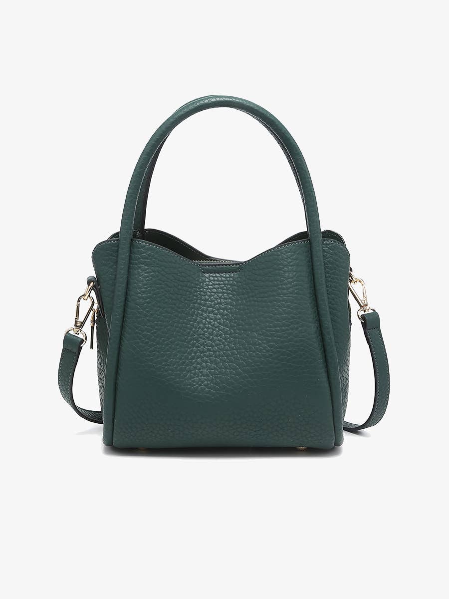 M2533 Ruby 3-Compartment Satchel w/ Dual Handles