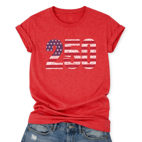 250 American Flag 4th of July Graphic Tee | Summer 2026