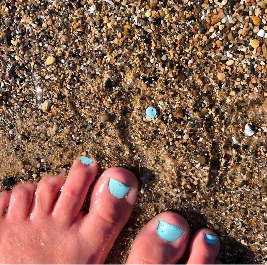 Leland Blue ~ Nail Polish Turquoise Creme Toxin Free Vegan Eco