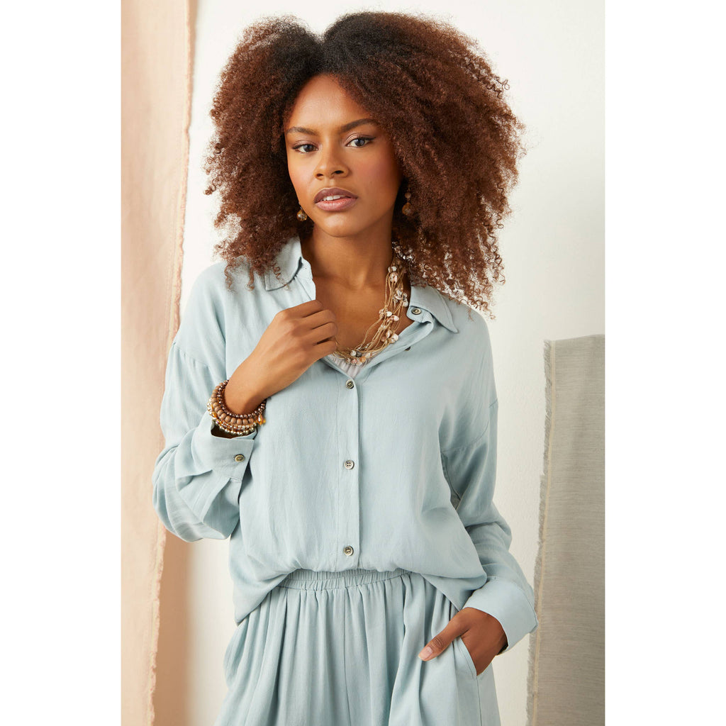 Sirine Soft Button Down Top