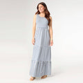 Janie Striped Tiered Maxi Dress