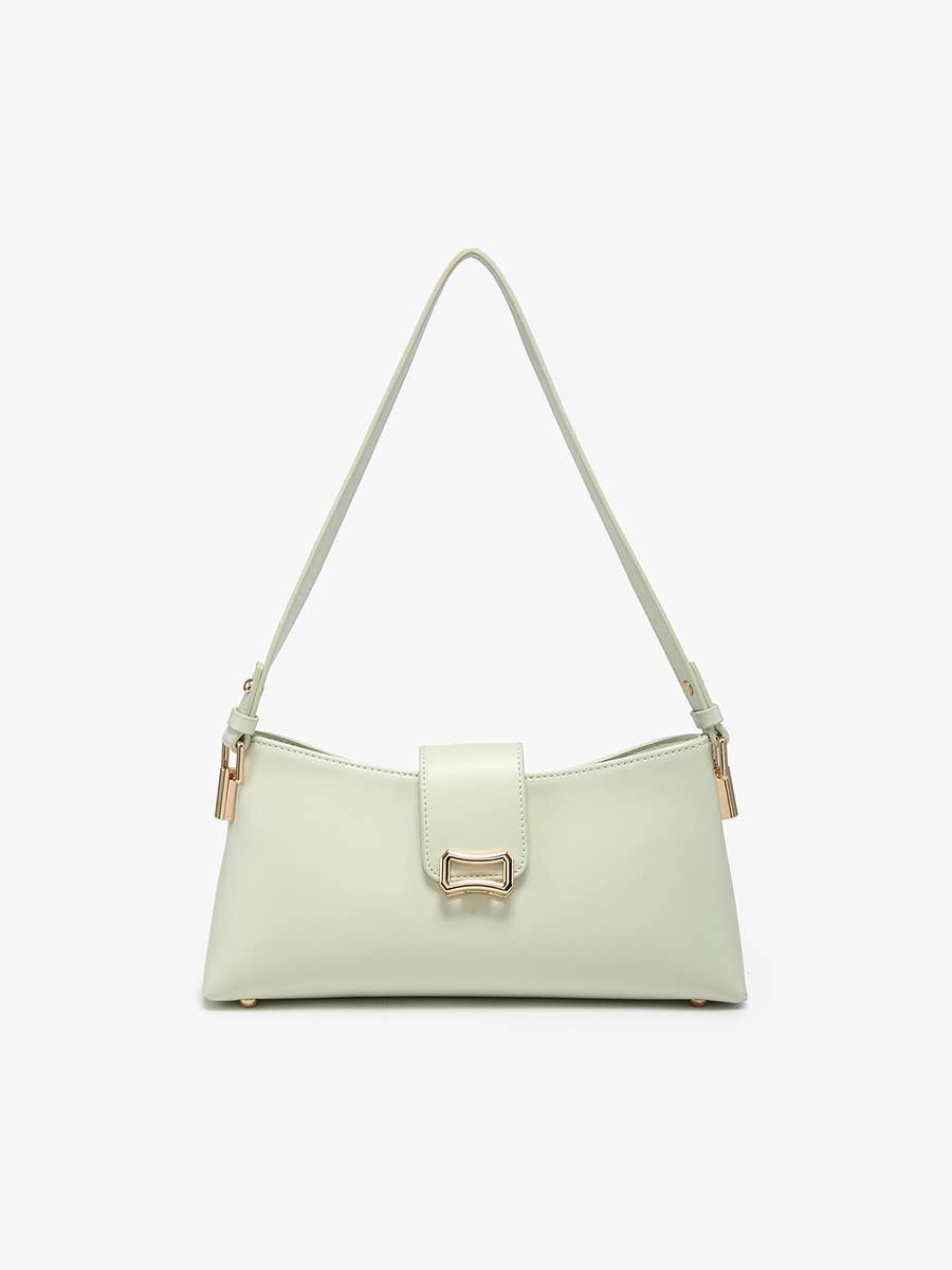 JN2832 Caracas Shoulder Bag w/ Flapover Snap Closure