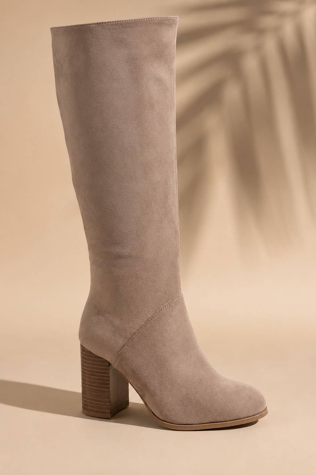 Pierre Dumas Classic Knee High Round Toe Block Heel Tall Fall Boot