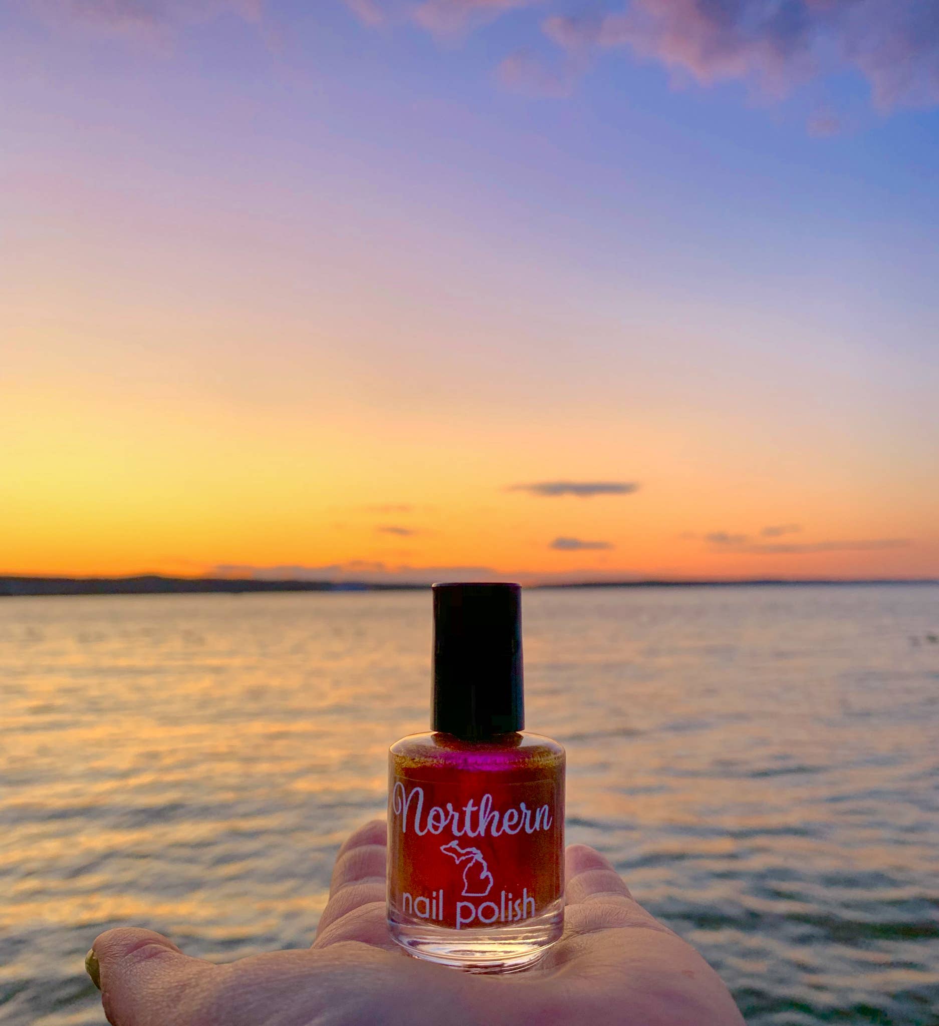 Sunsets on the Lake ~ Nail Polish Multi Pink-Bronze Eco Beauty
