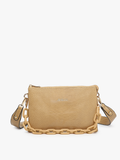 M2056LZ Izzy Lizard Crossbody Bag – Chain Strap