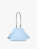 EH2460 Dove Pleated Satchel w/ Large Handle