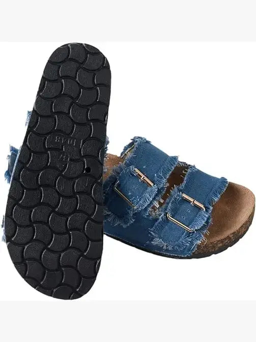 Roxoni Denim Sandals