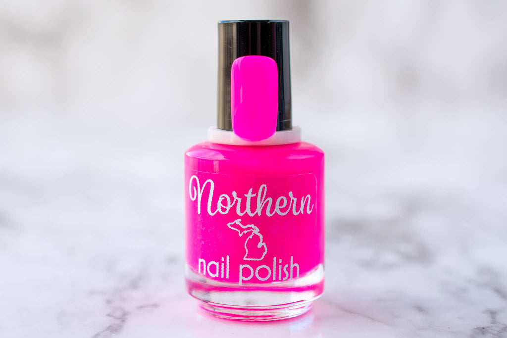 Flip Your Flops ~ Nail Polish neon pink All Natural Vegan Eco