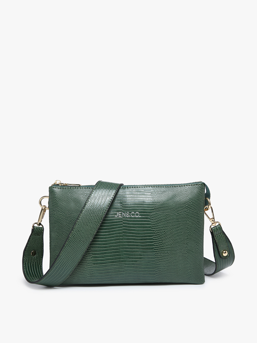 M2056LZ Izzy Lizard Crossbody Bag – Chain Strap