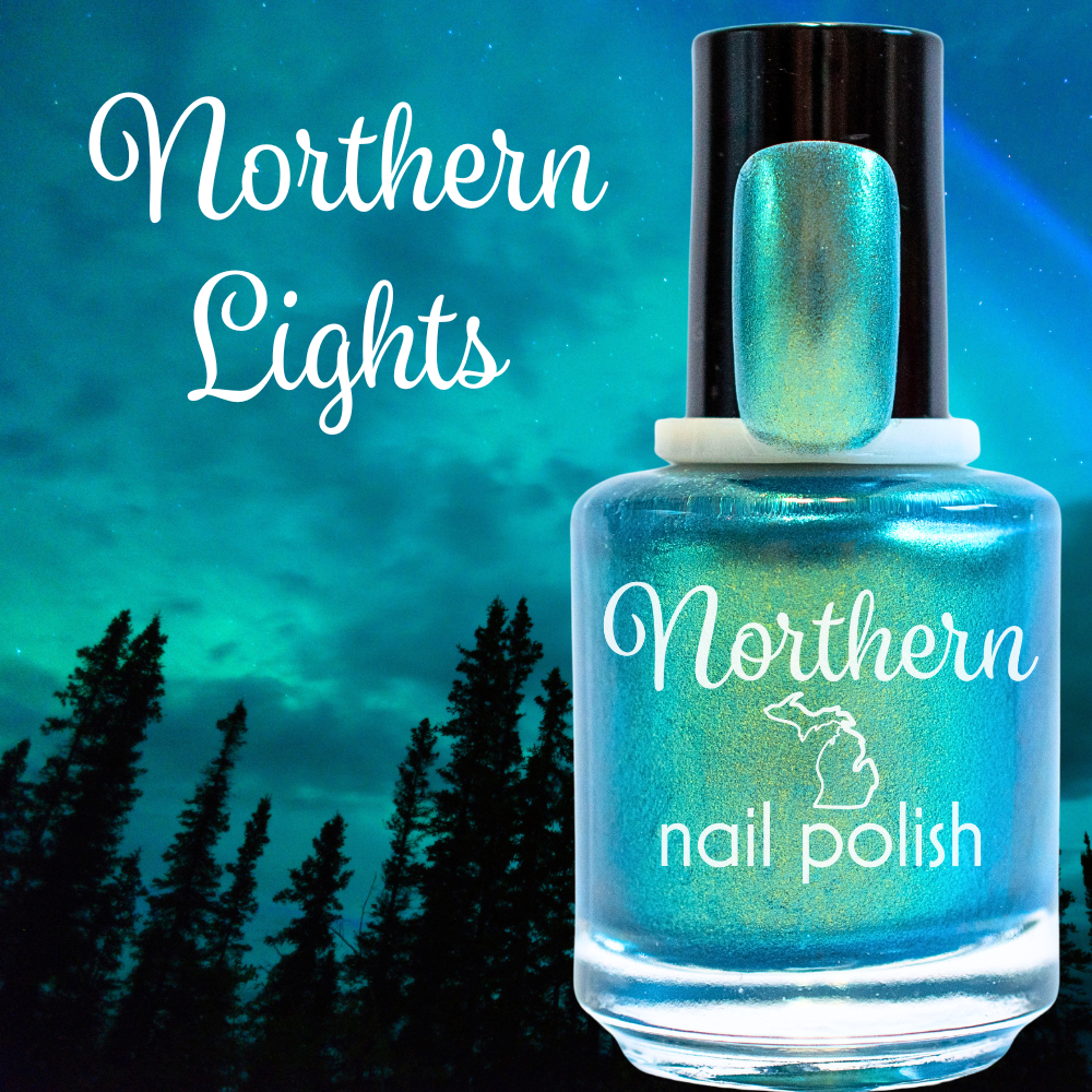 Northern Light ~ Nail Polish Vegan Non-toxic Aurora Borealis