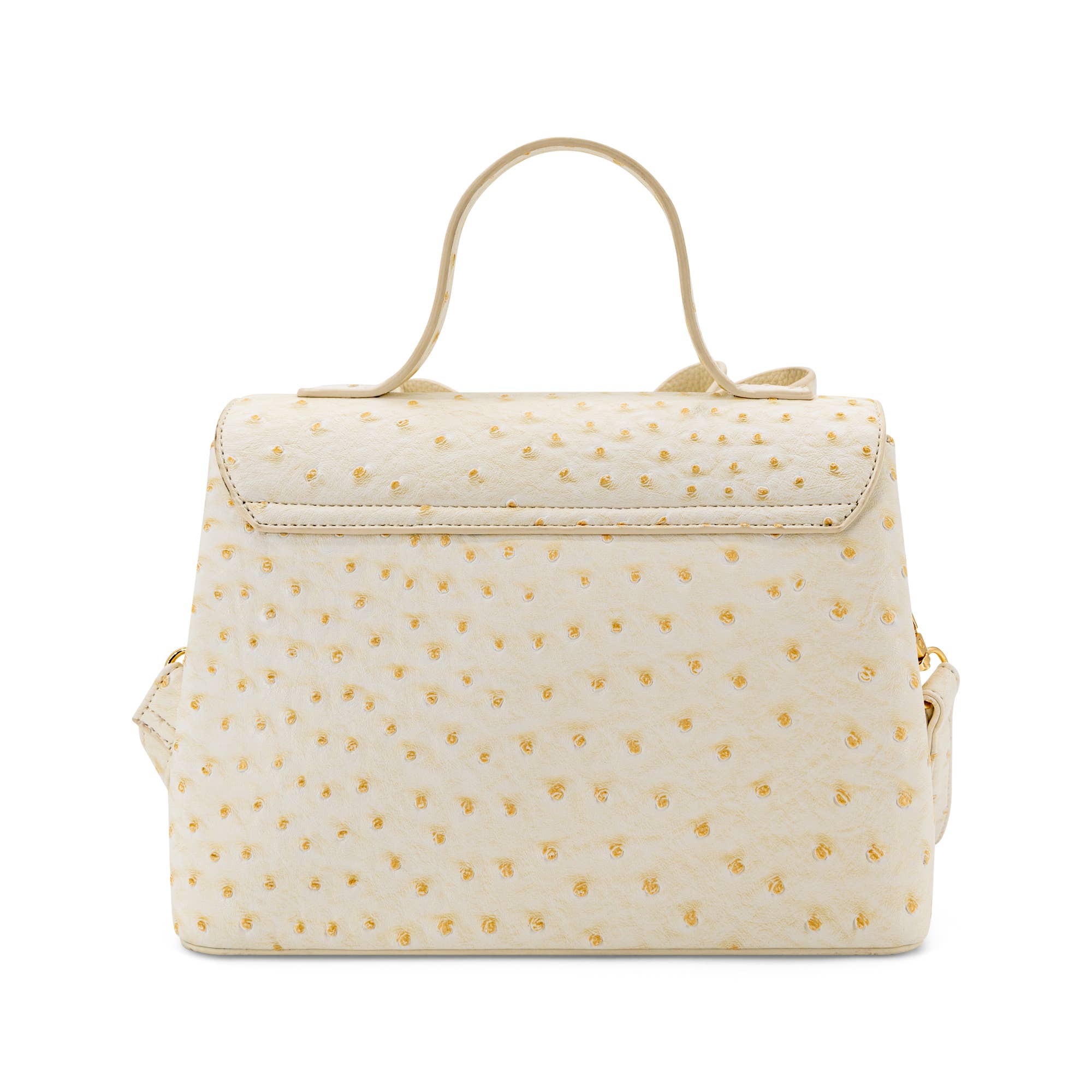Lisette Bowtie Ostrich Women's Crossbody Bag