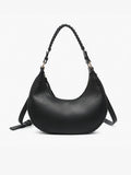 M2723 Aria Whipstitch Crescent Shoulder Bag
