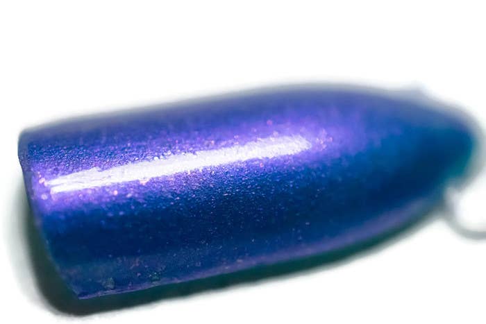 Beach Glass ~ Nail Polish Shimmer Blue Toxin Free Vegan