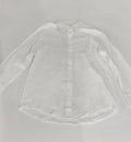 Cotton linen blend button down shirt