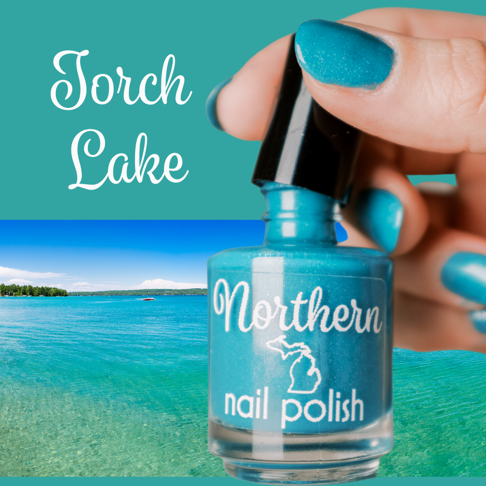 Torch Lake ~ Nail Polish Turquoise Vegan Toxin Free Eco Beauty