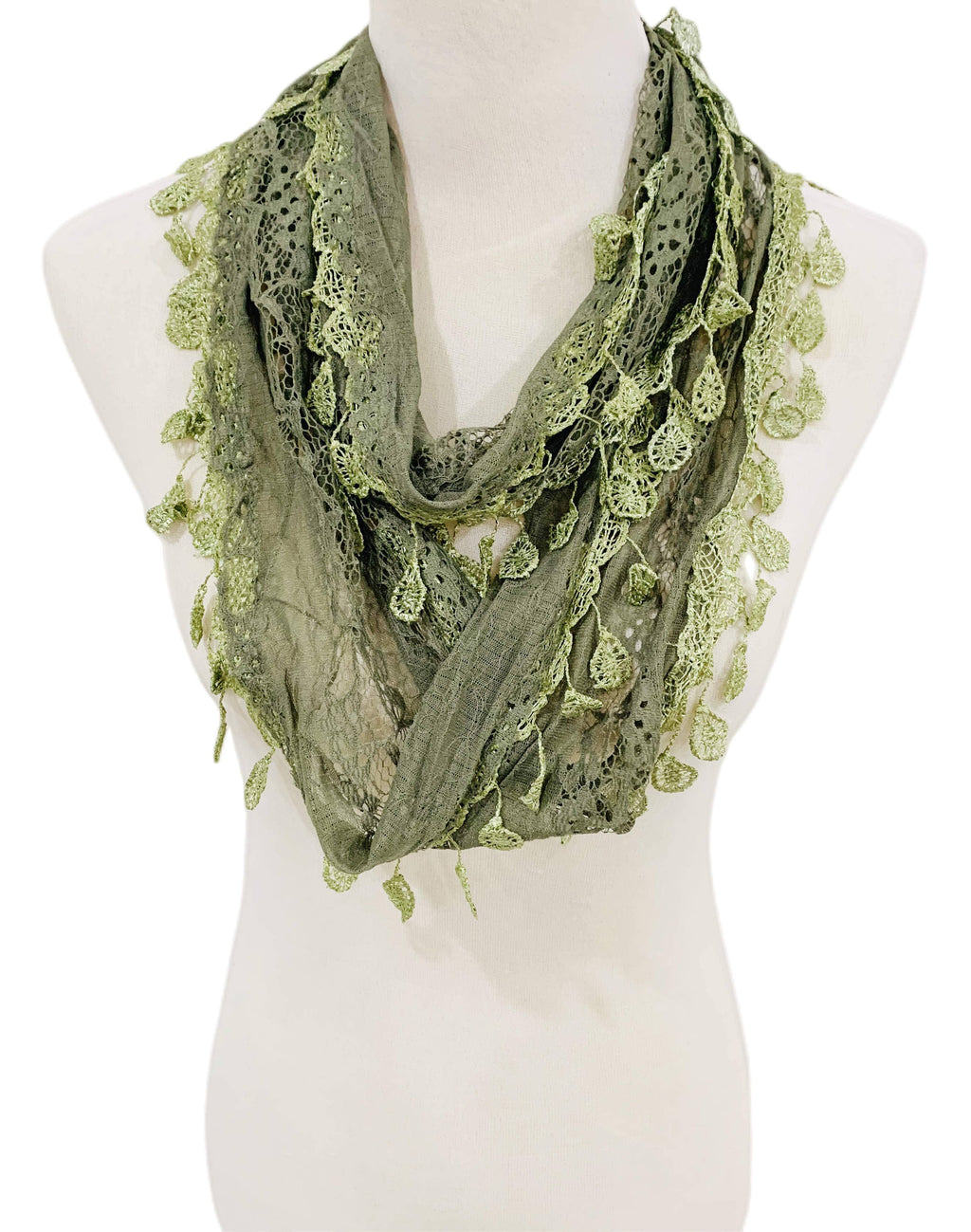 JC014906 Gorgeous Elegant lace Infinity Scarf