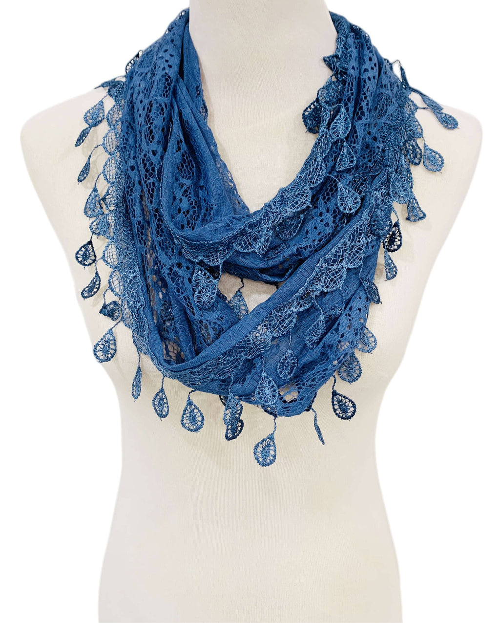 JC014906 Gorgeous Elegant lace Infinity Scarf