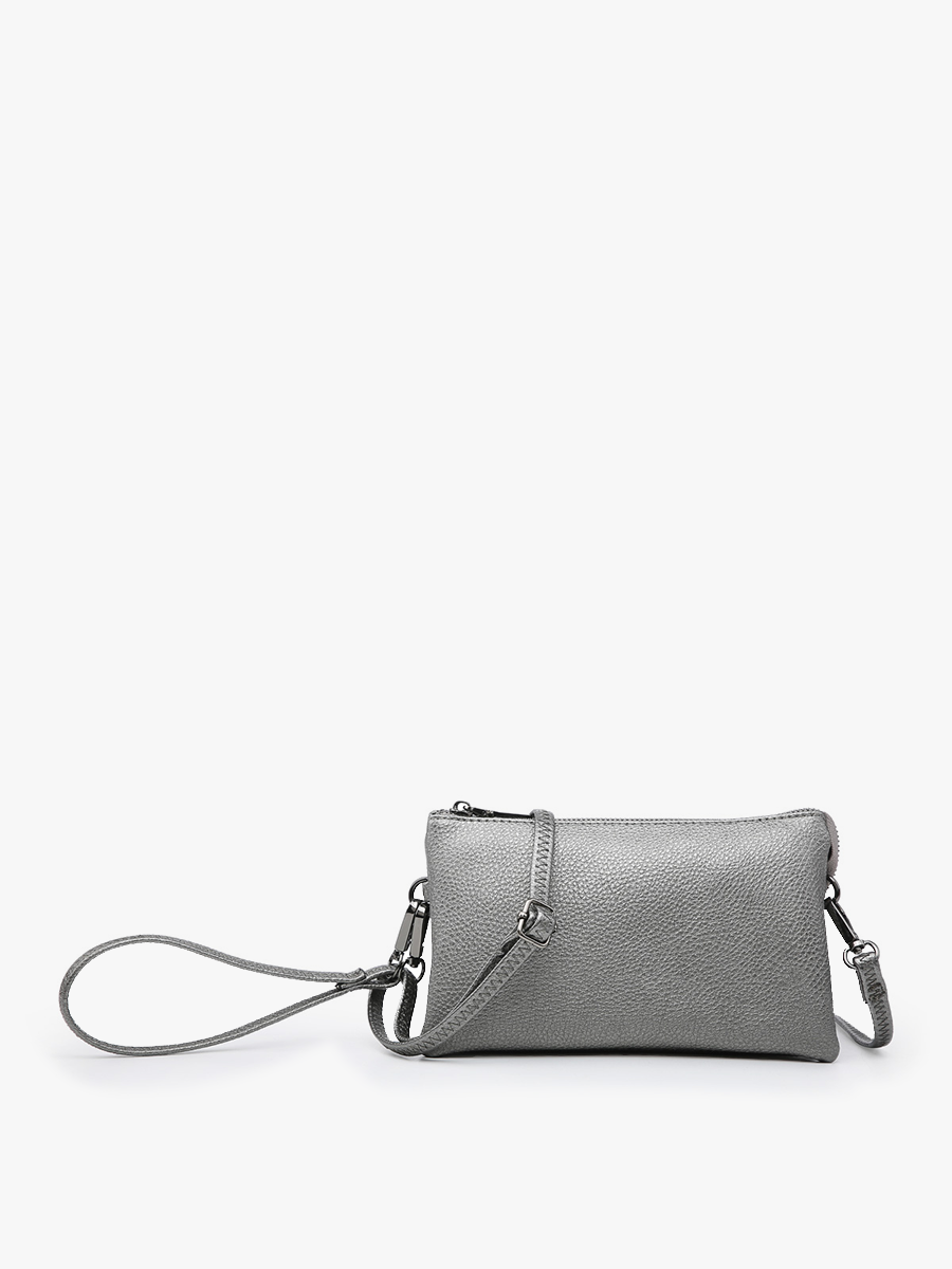 M013 Riley Monogrammable 3 Compartment Crossbody/Wristlet