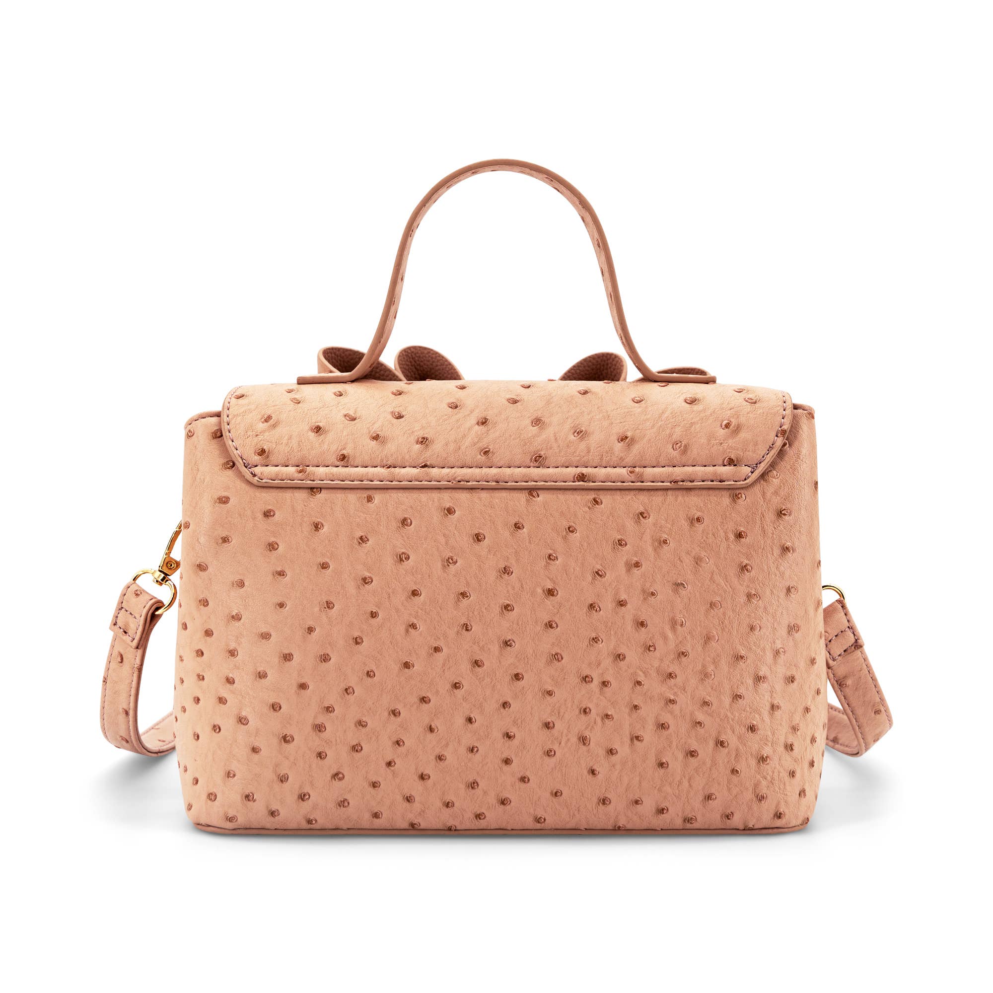 Lisette Bowtie Ostrich Women's Crossbody Bag