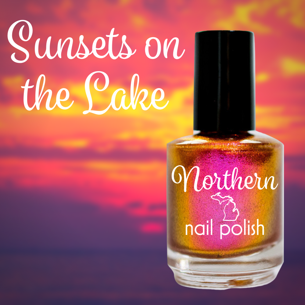 Sunsets on the Lake ~ Nail Polish Multi Pink-Bronze Eco Beauty